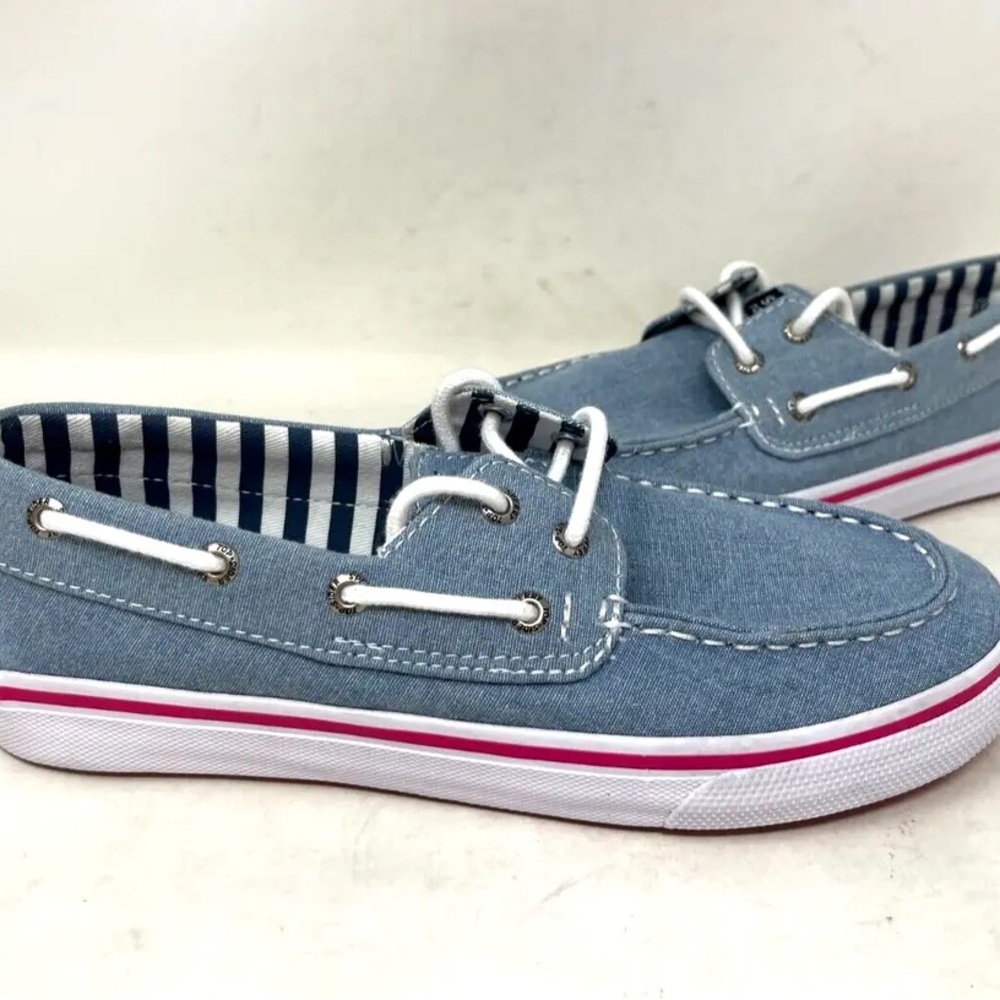 Sperry Bahama Lace Up Boat Shoes Size 5M